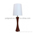 Graceful Wood Table Lamp with Fabric Shade for Home and Hotel Decoration (JG-TL013)